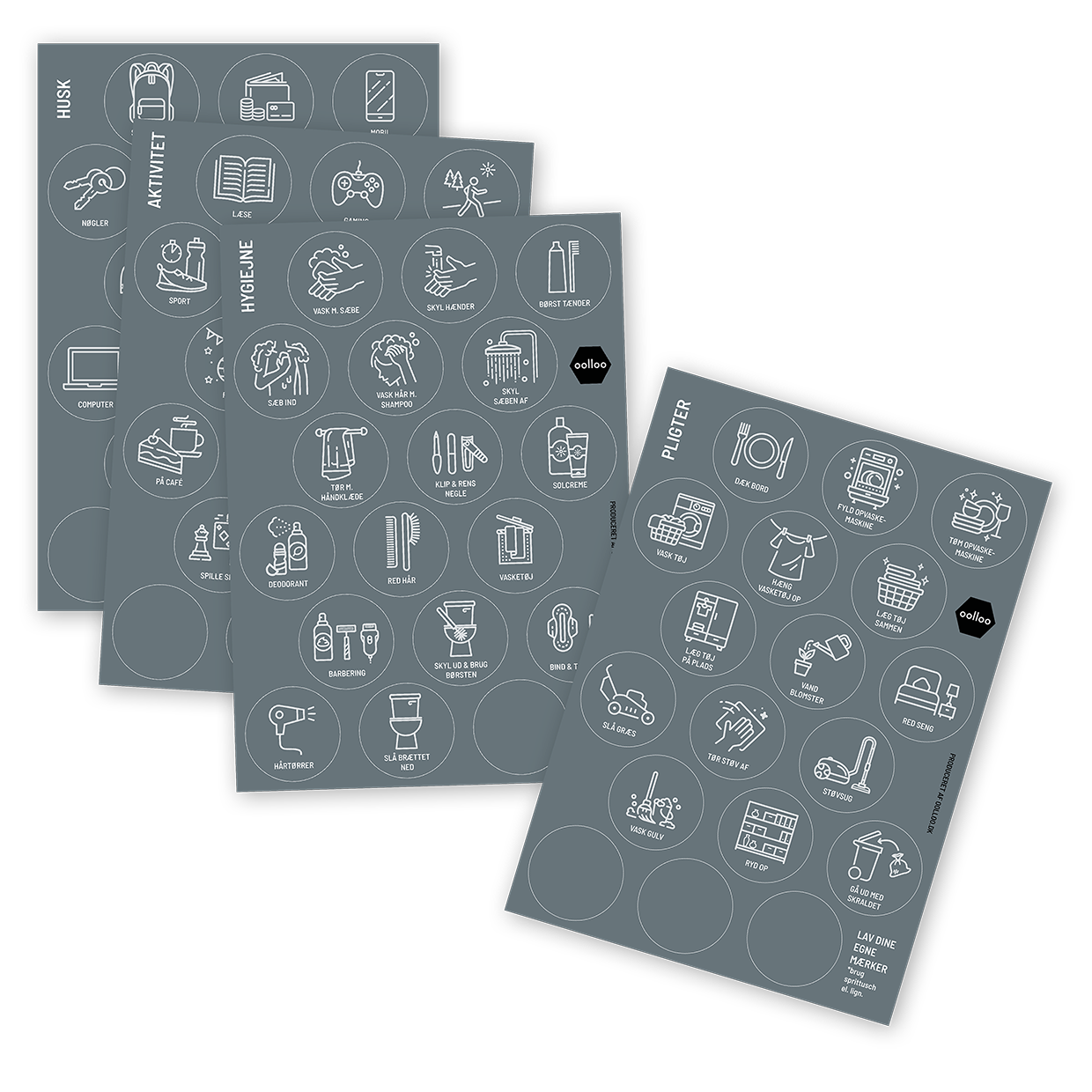 Piktogrammer Magic Sticker Oolloo Piktogrammer Magic Sticker Oolloo